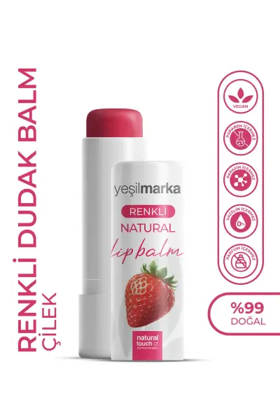Yeşilmarka Çilekli Dudak Balımı 5 Gr - 2