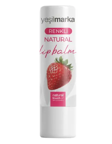 Yeşilmarka Çilekli Dudak Balımı 5 Gr - YEŞİLMARKA