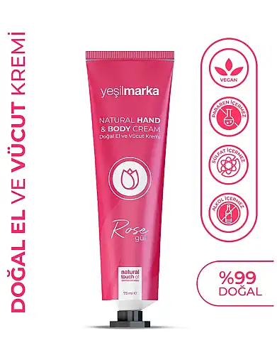 Yeşilmarka Doğal El Ve Vücut Kremi Gül 30 Ml - 2