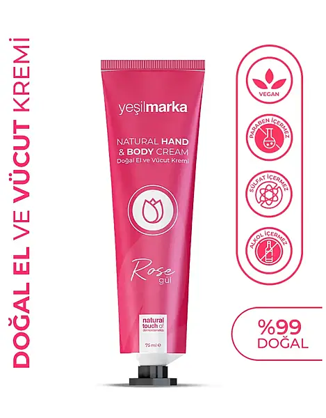 Yeşilmarka Doğal El Ve Vücut Kremi Gül 30 Ml - 2