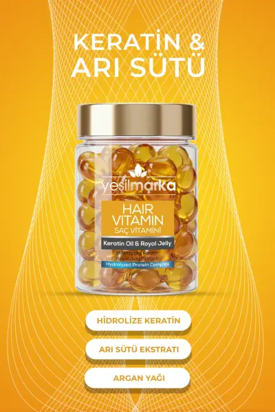 Yeşilmarka Keratin Oil Ve Royal Jelly Saç Vitamini - 2